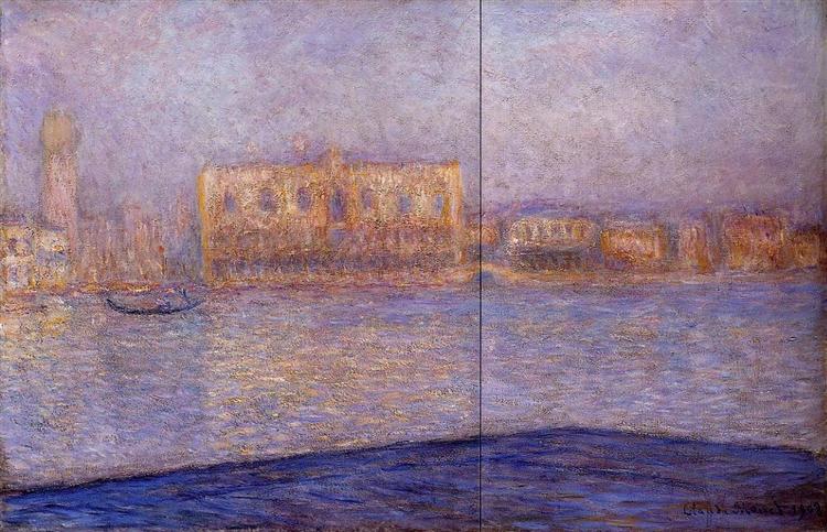 Det hertugpalads set fra San Giorgio Maggiore 3 - 1908