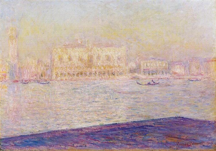 Het Ducal Palace gezien uit San Giorgio Maggiore 4 - 1908