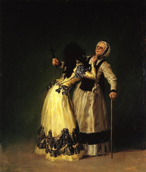 La Duquesa De Alba Y Su Dueña - 1795