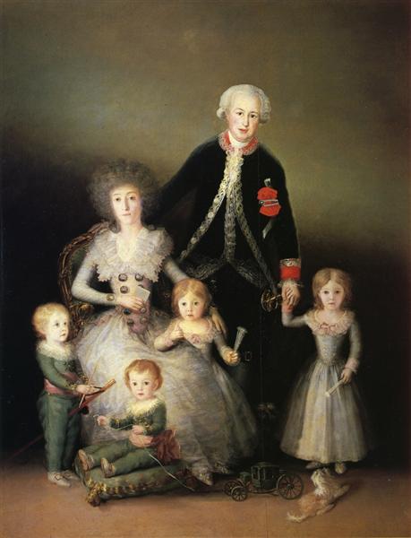 El Duque De Osuna Y Su Familia - 1788