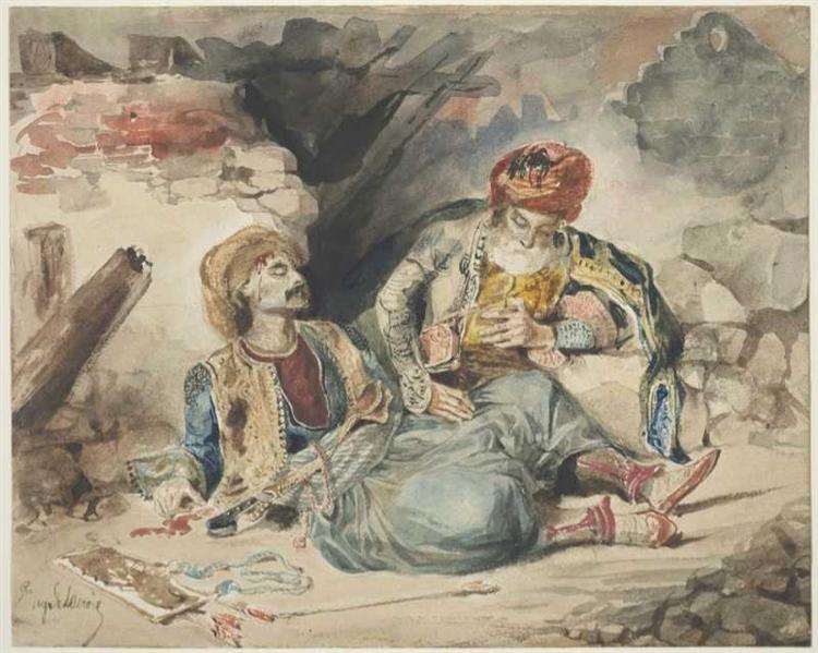 Der sterbende Türke - 1830