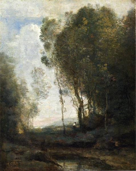 Il bordo della foresta - 1865