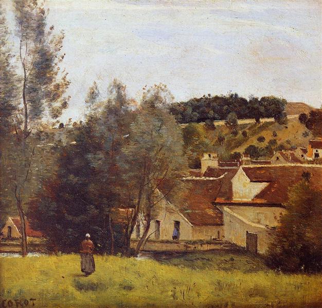 The Evaux Mill in Chiery - Near Chateau Thierry - 1860