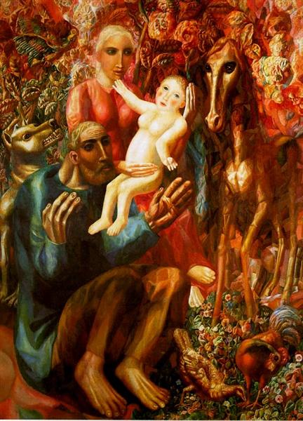 En bondefamilie (La Sagrada Familia) - 1914