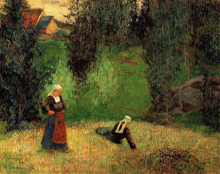 Die ersten Blumen - 1888