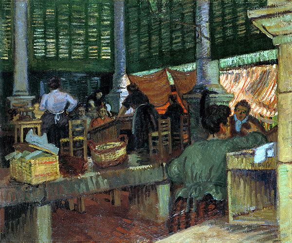 The Fish Market - Marsiglia - 1904