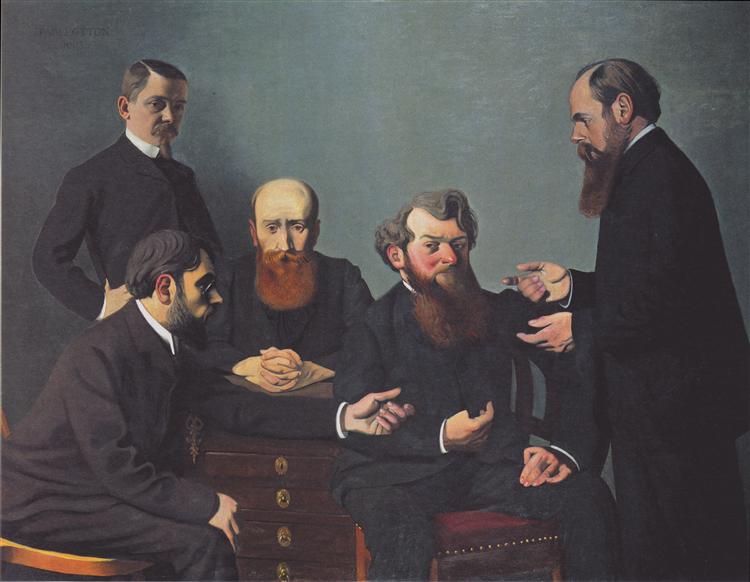 Os cinco pintores: Bonnard - Vuillard - Roussel - Cottet e Vallotton - 1902