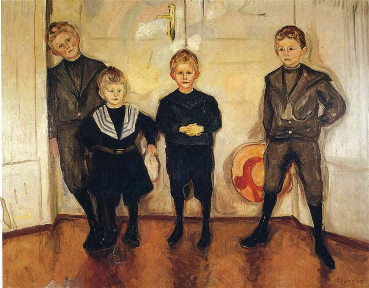 The four children of Dr. Linde - 1903