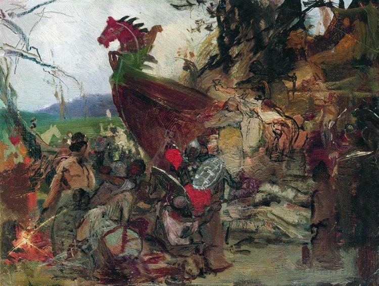 Ruz Beerdigung in Bulgaro - 1883