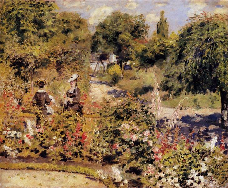 El Jardín De Fontenay - 1874