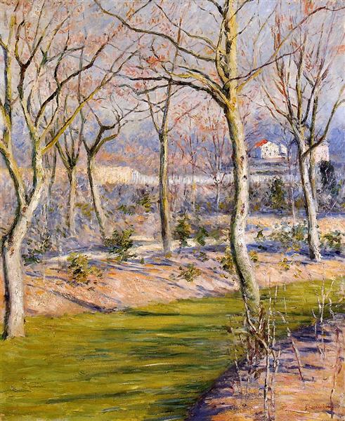 Der Garten von Petit Gennevilliers im Winter - 1894