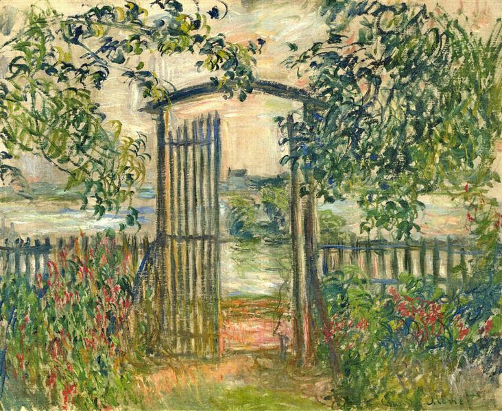 The Gate of the Garden of Vetheuil - 1881