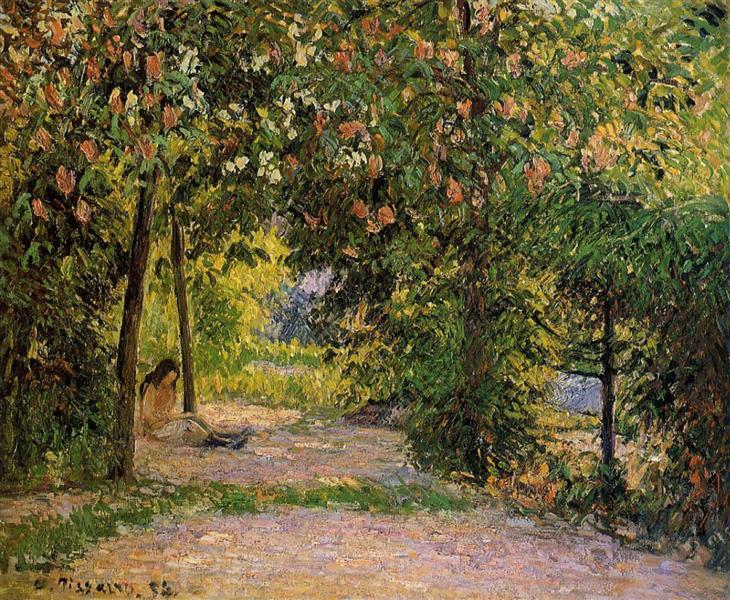 Le jardin au printemps - Eragny - 1894