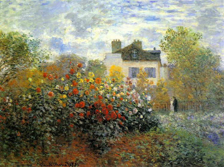 Monet's Garden at Argenteuil - 1873