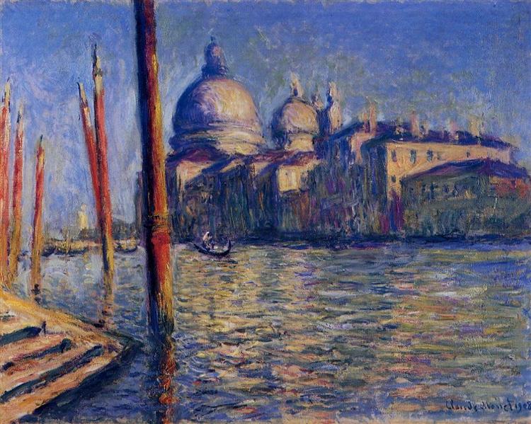 Büyük Kanal ve Santa Maria della Salute - 1908