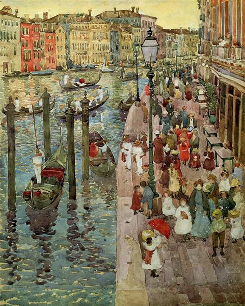 El Gran Canal - Venecia - 1899