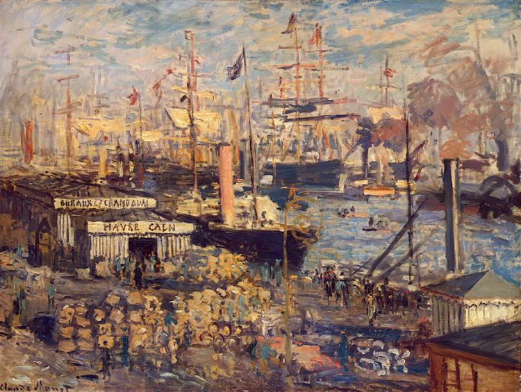 The Grand Quay of Le Havre - 1872