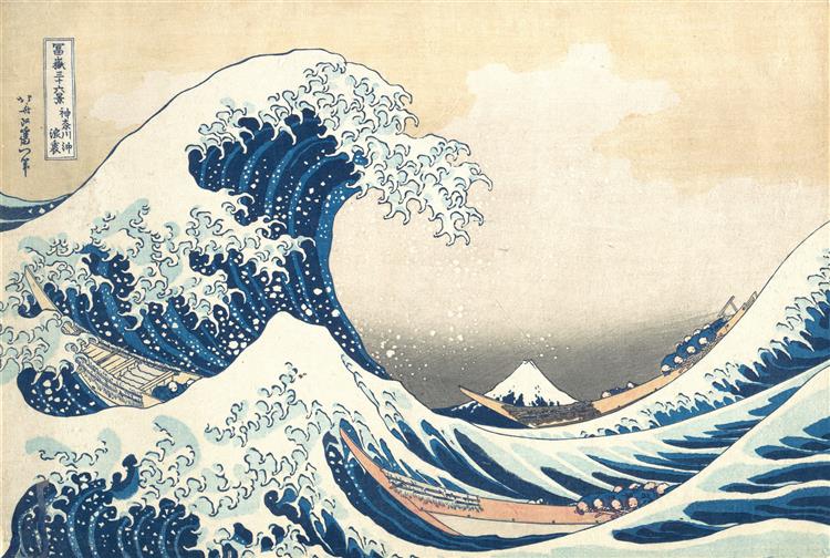 Die große Welle vor Kanagawa - 1831