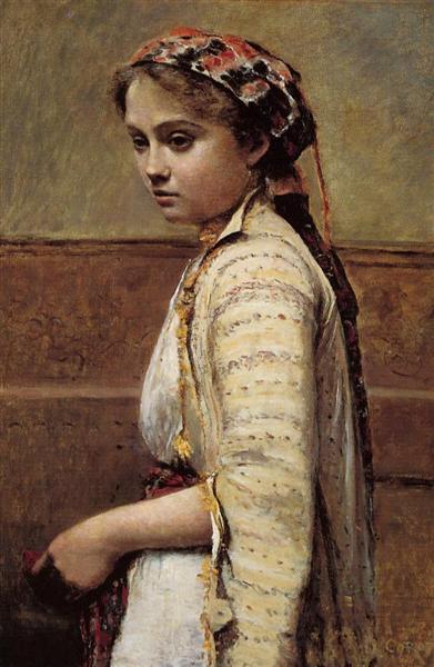 La fille grecque (Mlle Dobigny) - 1870