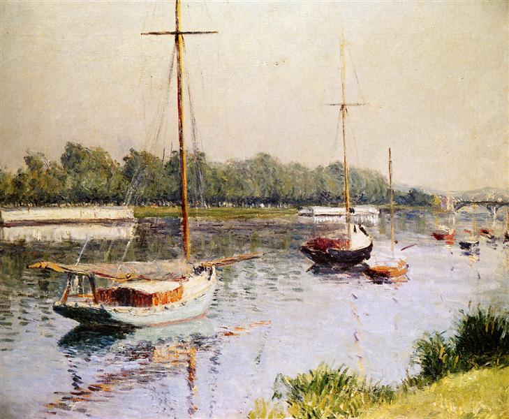 Il porto di Argentuil - 1882