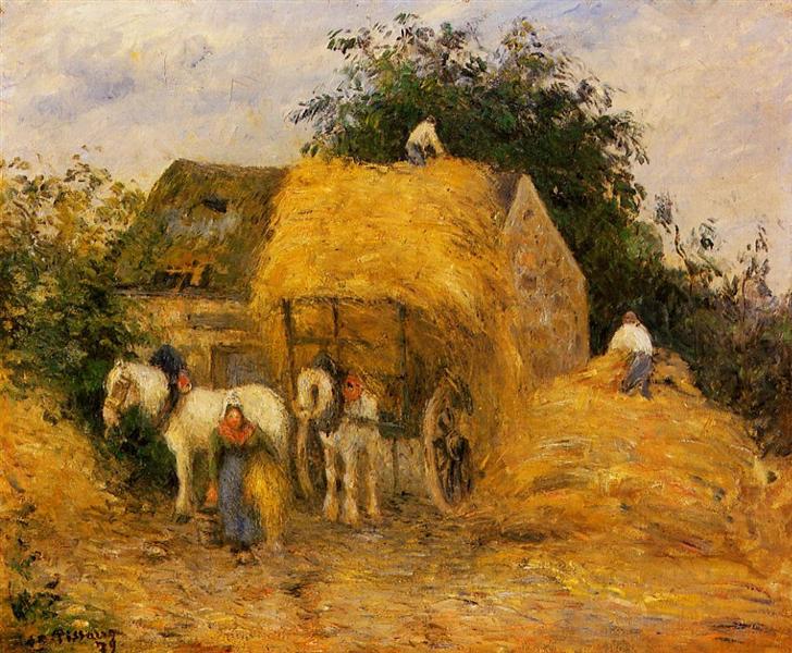 A carroça de feno - Montfoucault - 1879