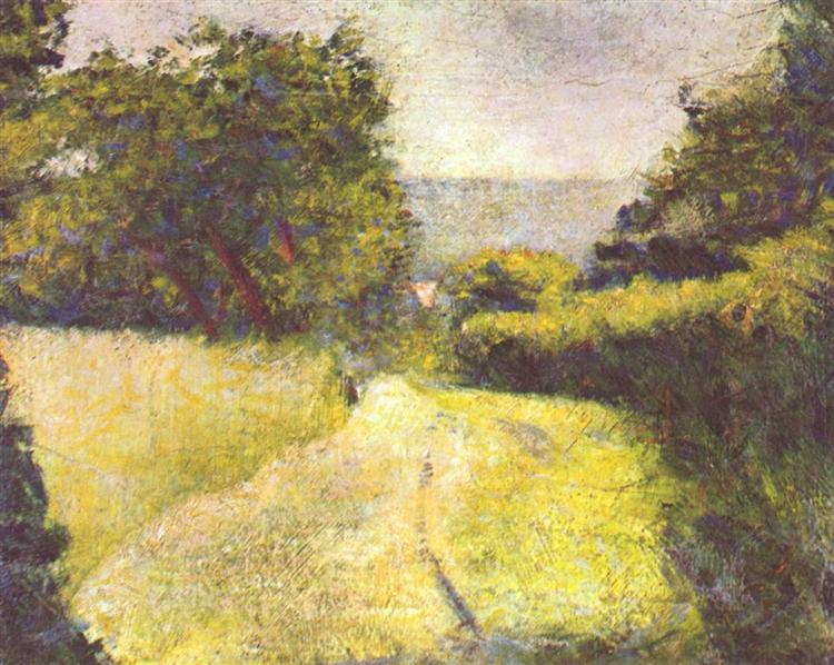 Le chemin creux - 1882