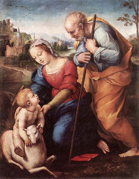 The Holy Family with a Lamb - 1507