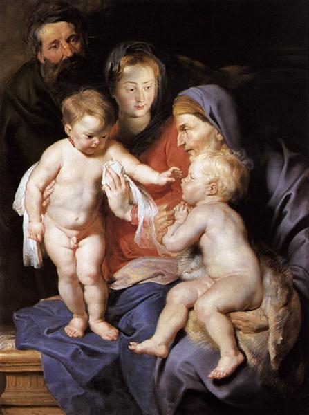 The Holy Family with Saint Elizabeth and the Infant Saint John the Baptist - 1614