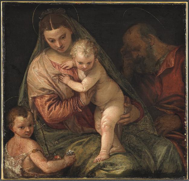 La Sagrada Familia con il bambino San Juan Bautista - 1575