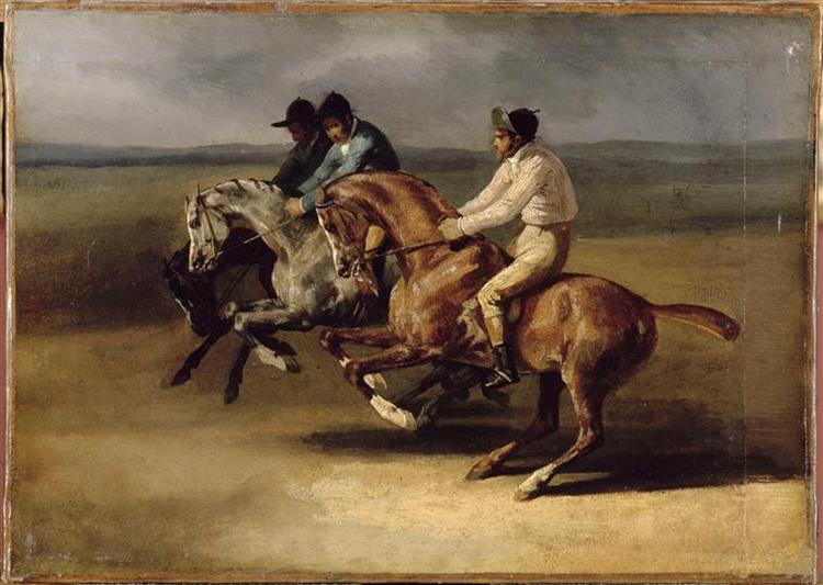 A corrida de cavalos - 1824