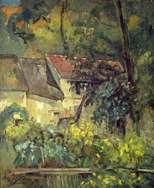 Pere Lacroix 'Haus in Auvers - 1873