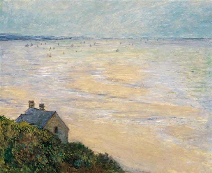 Trouville's Hut - Low Tide - 1881