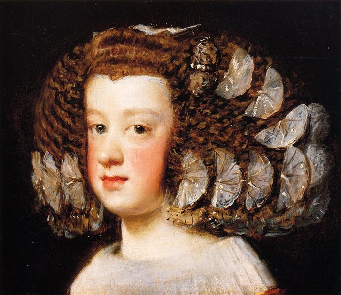 Infanta María Teresa - córka Felipe IV z Hiszpanii - 1654