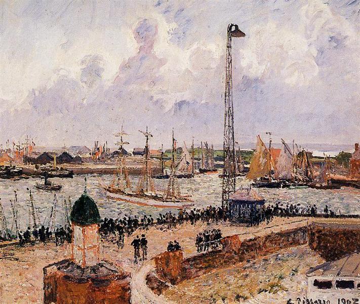 Le port intérieur - Havre - 1903