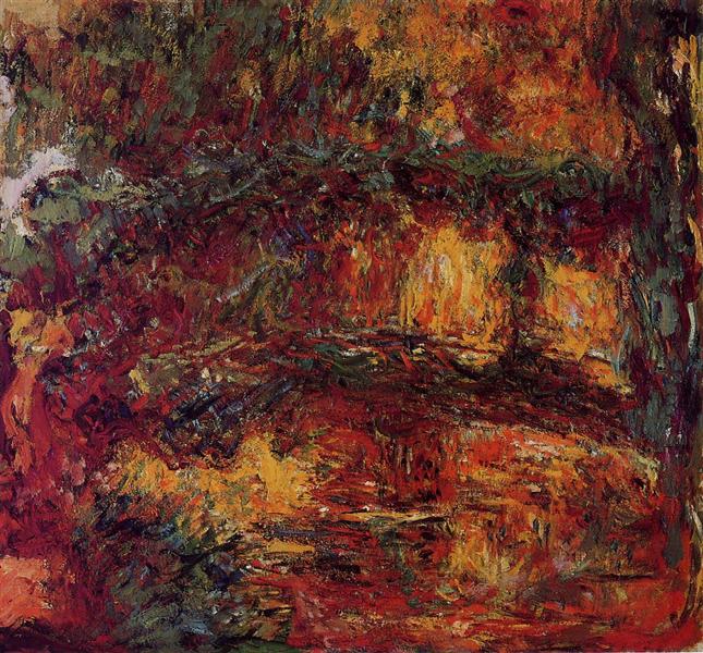 Japoński most w Giverny - 1926