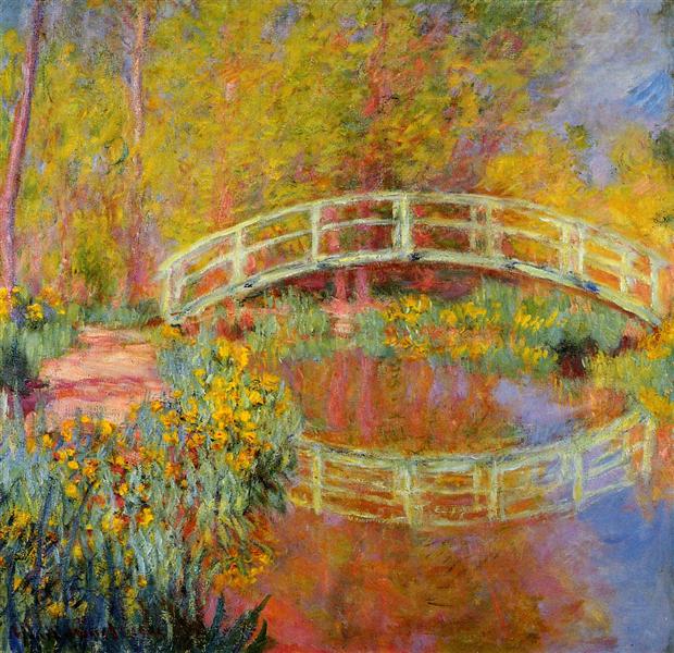 Il ponte giapponese (il ponte nel giardino di Monet) - 1896