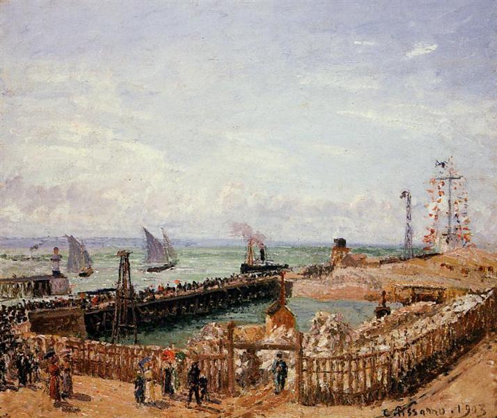 The Pier - Le Havre - High Tide - Morning Sun - 1903