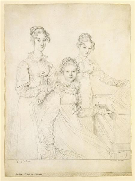 As Irmãs Kaunitz Leopoldina Caroline e Ferdinandine - 1818