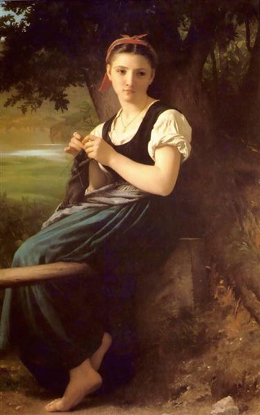 The girl who is pointing - 1869 - Wikipedia article