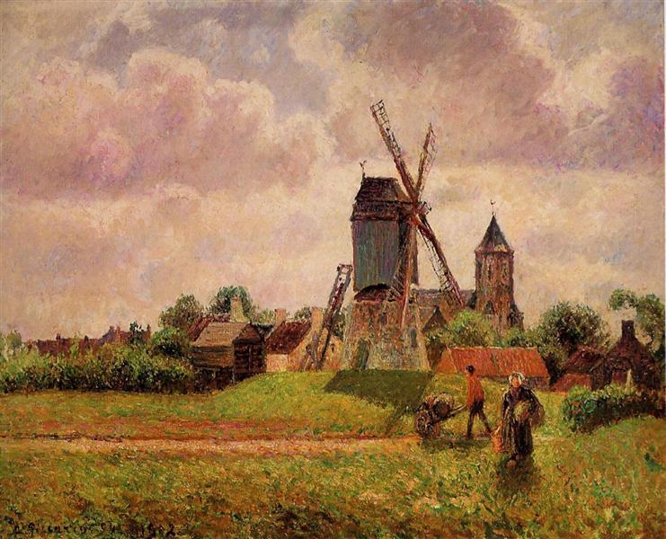 Knocke Windmill - Belgium - 1902