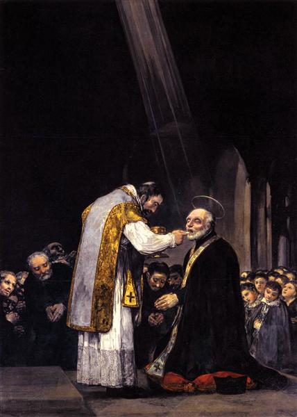 The Last Communion of Saint Joseph Calasanz - 1819