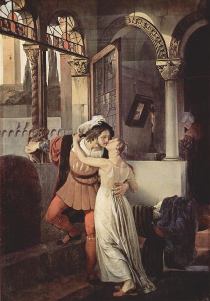 Romeo en Julieta's laatste kus - 1823