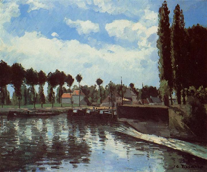 The Pontoise Lock - 1869