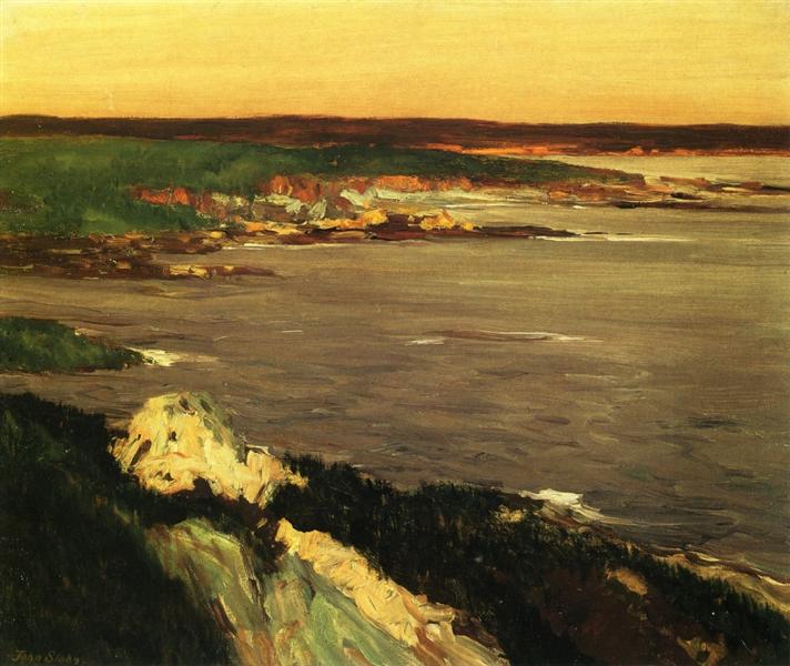 The Green and Orange Cliffs Lookout - Gloucester - 1917