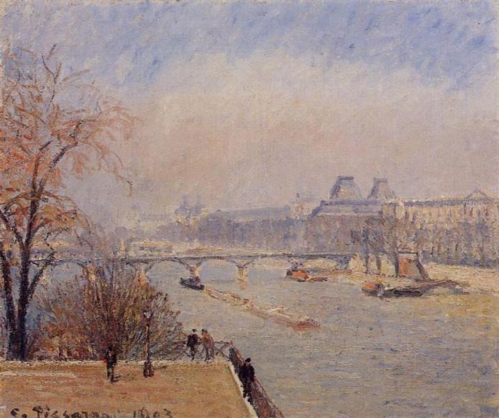 The Louvre - Fog de mars - 1903