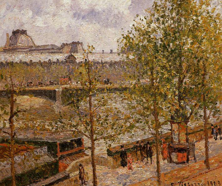 El Louvre - Mañana - Sol - Quai Malaquais - 1903