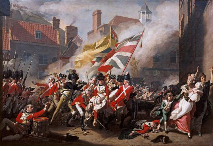 The Death of Major Peirson - 1784 - Artykuł Wikipedii