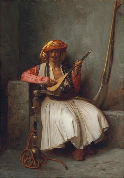 El Jugador De Mandolina - 1858