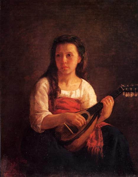 The Mandolin Player - 1872