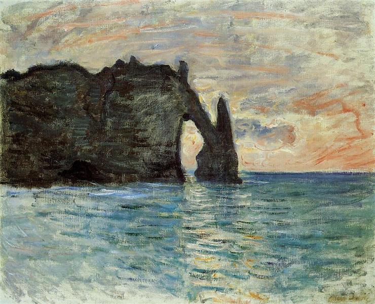 El Manneport - Acantilado De Etretat - 1883